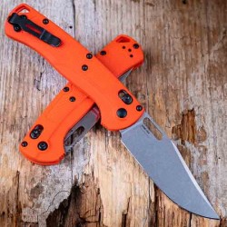 Benchmade Taggedout Grivory Orange Made in USA