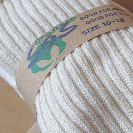 Lot 3 paires chaussettes 100% coton bio