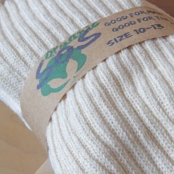 Organic Cotton Crew Socks 3 pack made in USA