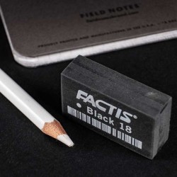 Black 18 black eraser