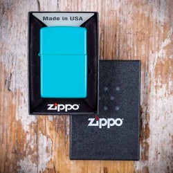 Briquet ZIPPO® Turquoise  - Made in USA