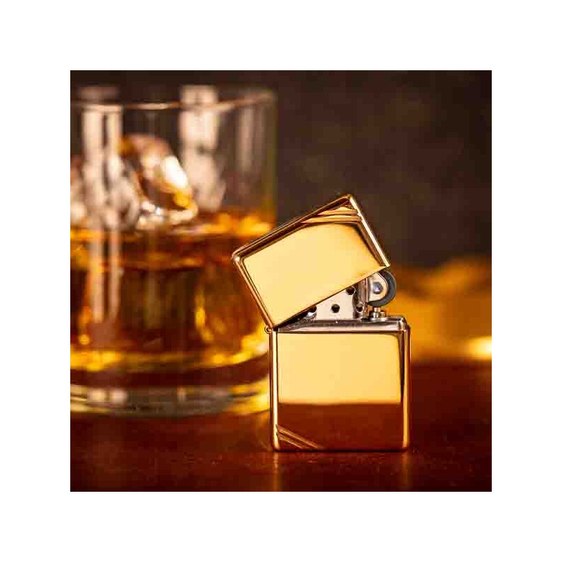 Zippo │ Briquet tempête Vintage™ Series 1937 gold High Polish