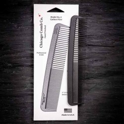 CHICAGO COMB Model No 6 Carbon Fiber Made in USA