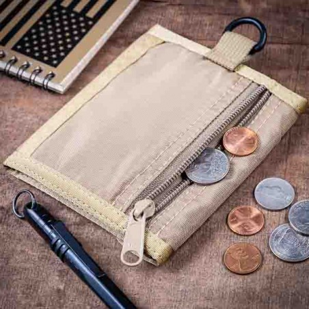 Coyote Tan MIS card holder wallet MADE IN USA