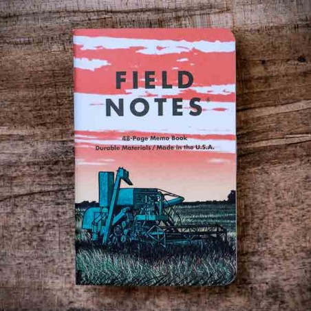 Pack 3 carnets FIELD NOTES Heartland - Made in USA