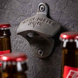 Wall Mount Bottle Opener STARR Gun Blued