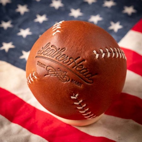 LEMON BALL™ baseball. Horween CXL TAN Leather made in USA