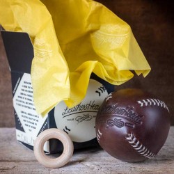 LEMON BALL™ baseball. Horween CXL BROWN Leather made in USA