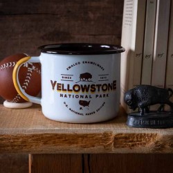 Large Enamel Mug Yellowstone National Park