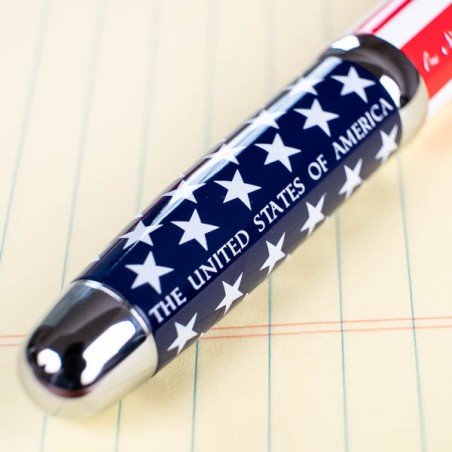 Stylo roller feutre SHERPA patriot drapeau Americain