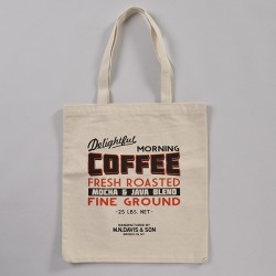 SAC TOILE IMPRIME "Brooklyn grown" made in USA