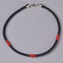 Voyage Choker, Black/red