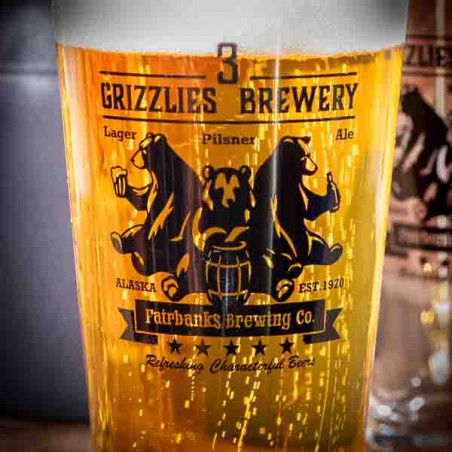 Verre à bière 3 GRIZZLIES BREWERY