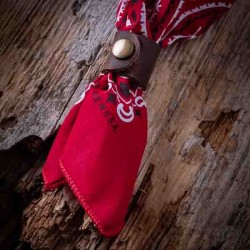 Bison Leather Scout Woggle - Made in USA