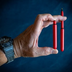 Stylo Bille Pokka Pens Rouge - Made in USA