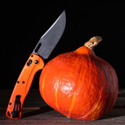 Couteau Benchmade Taggedout Grivory Orange Made in USA