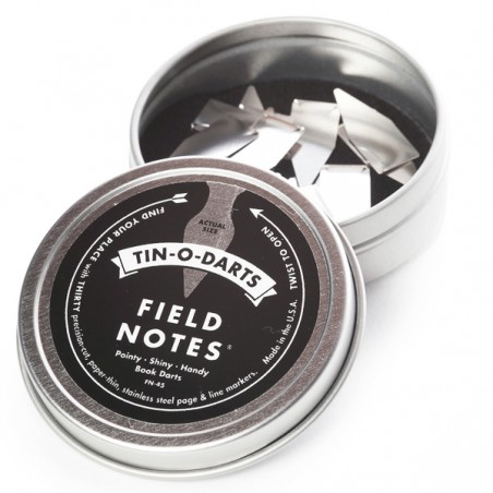 TIN-O-Darts Metal Bookmarks by FIELD NOTES®