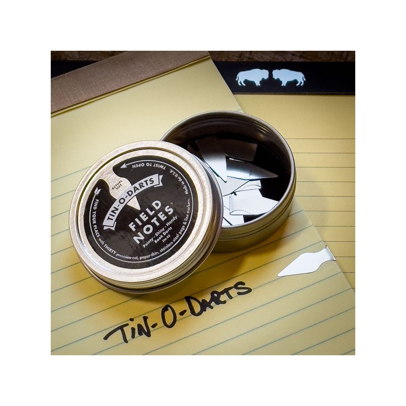TIN-O-Darts Metal Bookmarks by FIELD NOTES®