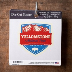 Sicker Ecusson YELLOWSTONE National Park 1872