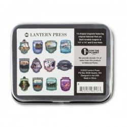 Box of 12 American National Parks magnets series 1