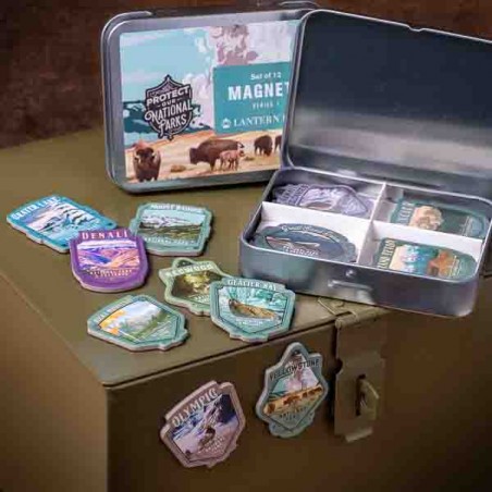 Boite de 12 magnets Parcs Nationaux Américains série 1