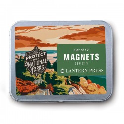 Boite de 12 magnets Parcs Nationaux Américains série 3