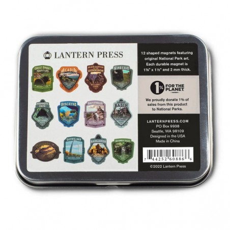 cBox of 12 American National Parks magnets series 3