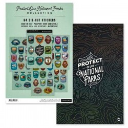 Pack de 64 stickers parcs Nationaux Américains