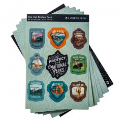 Pack de 64 stickers parcs Nationaux Américains