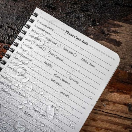 Rite in the Rain carnet planificateur de jardin