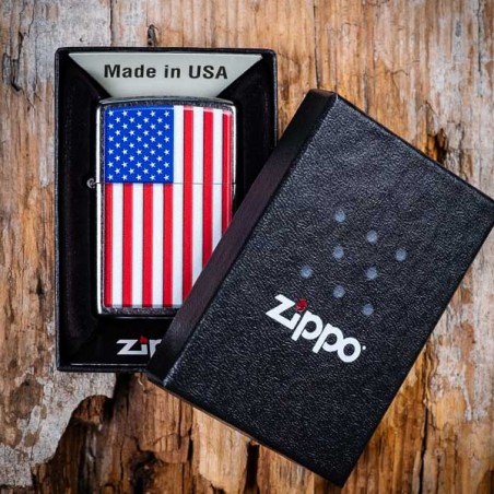 ZIPPO® Patriotic Design Drapeau USA - MADE IN USA