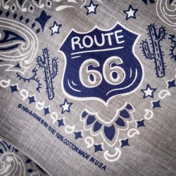 Route 66 Bandana Cotton - made in USA