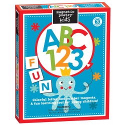 Box ABC123 letter and number magnets - made in USA
