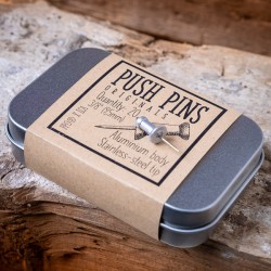 PUSH PINS EN ALUMINIUM Boîte de 20