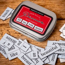 Box of PASSION word magnets - made in USA
