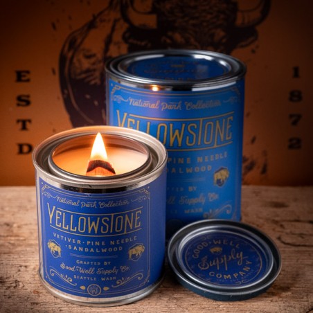 8oz Scented Candle in a Metal Tin – YELLOWSTONE
