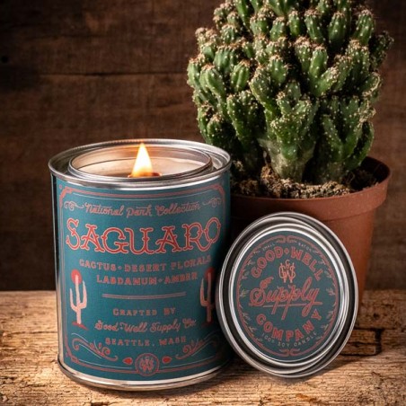 Bougie parfumée en boîte métal 14oz – SAGUARO
