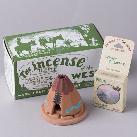 Teepee with Pinon natural wood incense