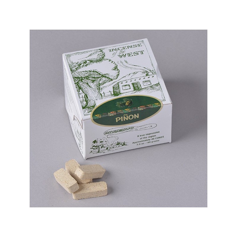 Pinon Incense Box with 40 Bricks ⎟INCENSIO DE SANTAT FE ⎟ LE COMPTOIR