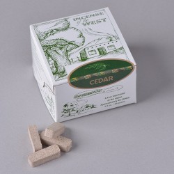 Cedar Incense - Box Approximately 40 Bricks 