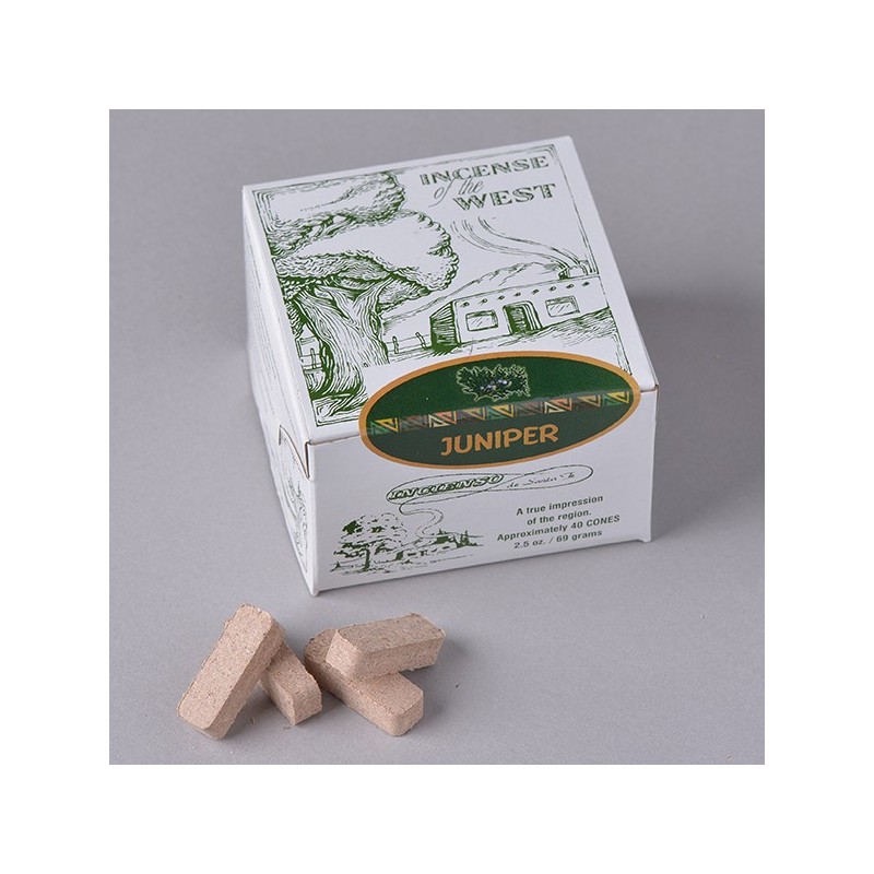 Juniper Incense Box with 40 Bricks ⎟ INCIENSIO de SANTA FE ⎟ LE