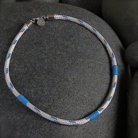 Voyage Choker white/blue