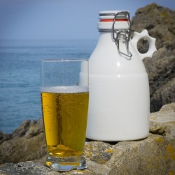 Growler 32oz (0.960L)Gloss White