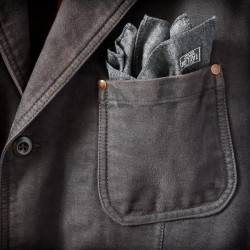 POCKET WASHED BLACK CHAMBRAY by TAYLOR SUPPLY Co