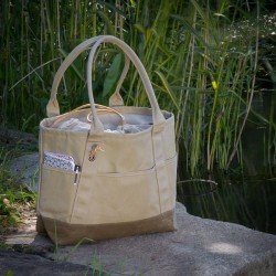 CINCH TOTE - SUN RELIEF WAXED