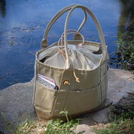 CINCH TOTE - SUN RELIEF WAXED