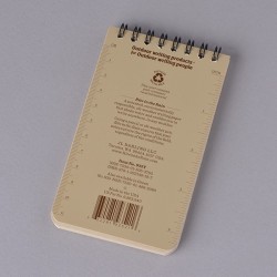 Notebook Universal TAN Polydura RITE IN THE RAIN 3 in x 5 in
