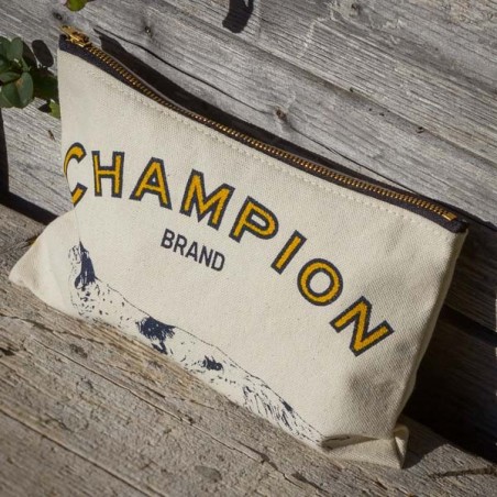 Pochette coton "Champions Dog food" made in USA