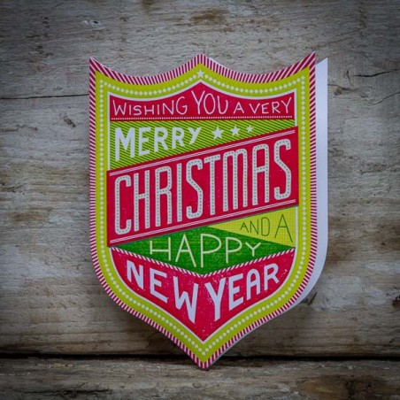 CHRISTMAS & NEW YEAR CARD made in USA