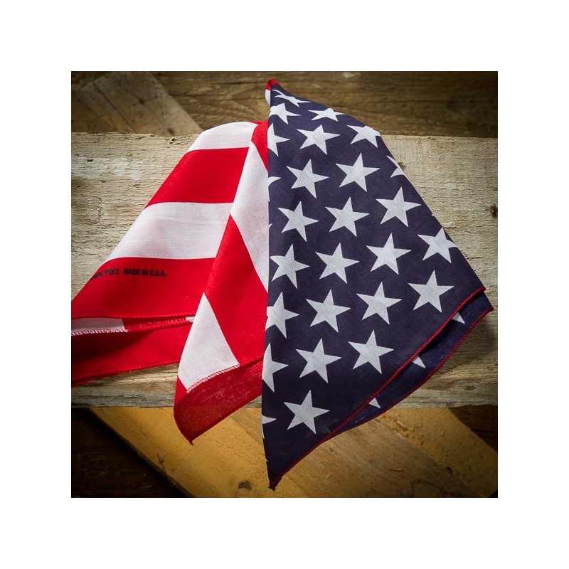 BANDANNA USA FLAG made in USA